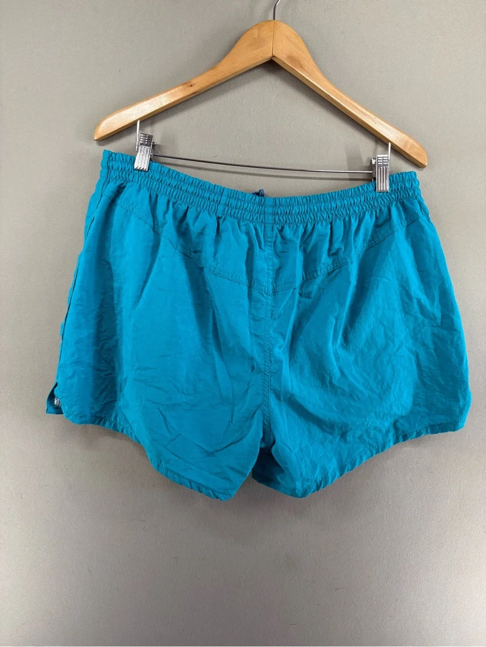 Vintage 90s Speedo Mens Size Large Lined  Shorts Swim Trunk Turquoise